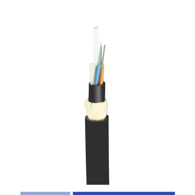 خرید کابل فیبر نوری 24 هسته ای ADSS Single Mode OS2 Double Jacket Span 100m PE تولید آنلاین