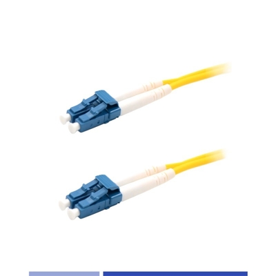 خرید LC UPC Single Mode Patch Cord Duplex LSZH 3m سیم پیچ فیبر نوری تولید آنلاین