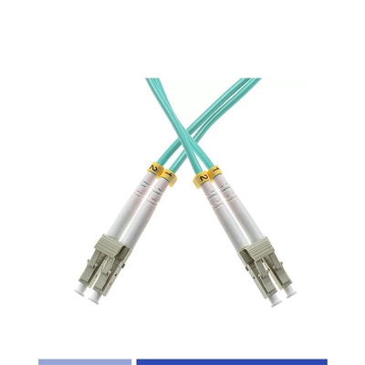 خرید OM3 Multimode LC UPC دو سیم فیبر پیچ LSZH 3m 2.0mm تولید آنلاین