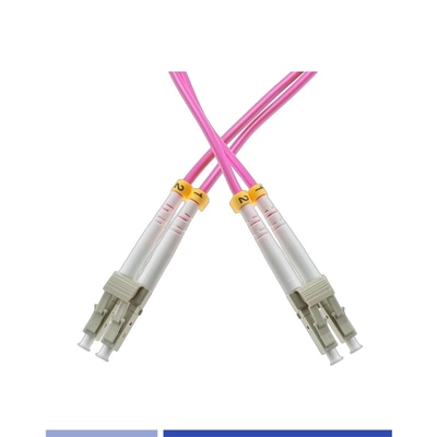 خرید OM4 فیبر مولتی مد لید LC UPC دوپلکس LSZH 3m 2.0mm تولید آنلاین