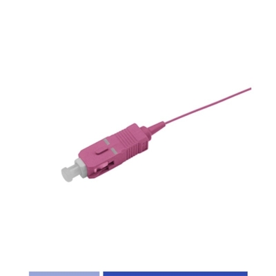 خرید ضد خوردگی SC UPC Multimode OM4 SC Pigtail 125um LSZH 1m Pigtail تولید آنلاین
