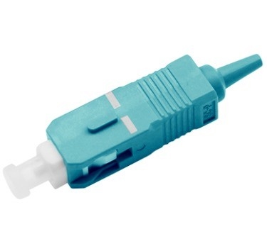 خرید OM3 Multimode SC UPC فیبر کانکتور Simplex 0.9mm فیبر نوری کانکتور تولید آنلاین