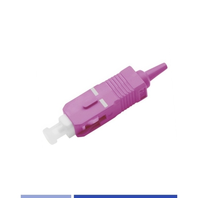 خرید OM4 Multimode Fiber Connectors SC UPC Simplex 0.9mm از دست دادن ورودی کم تولید آنلاین