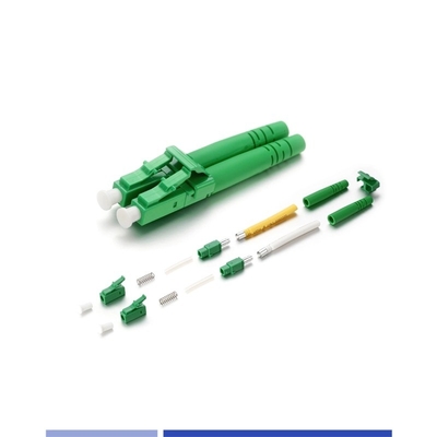 خرید LC APC SingleMode Fiber Connector Duplex با بوت 3.0 میلی متری تولید آنلاین