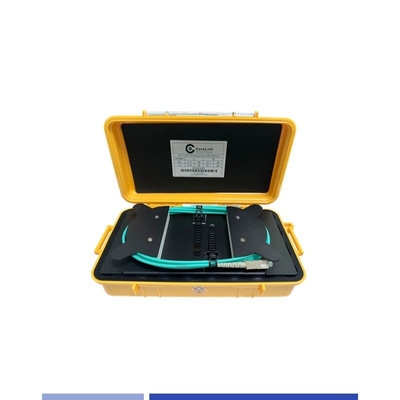 خرید جعبه کابل پرتاب OTDR فیبر چند حالت OM3 SC/UPC-LC/UPC 150M جعبه پرتاب فیبر تولید آنلاین