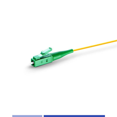 خرید LC APC حالت تک OS2 فیبر نوری Pigtail 9/125um LSZH 1m تولید آنلاین