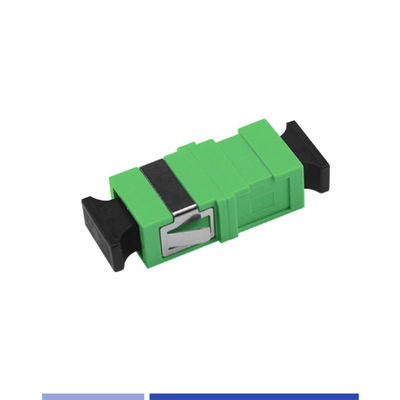 خرید آداپتور فیبر نوری تک حالت SC/APC Simplex Optical Coupler بدون فلنج سبز تولید آنلاین
