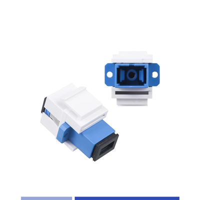خرید آداپتور فايبر نوري Keystone Jack SC UPC SingleMode Simplex Optical Coupler تولید آنلاین