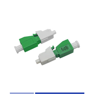 خرید پلگ ان در LC APC Attenuator تک حالت 5dB جداسازی گرما با دقت بالا تولید آنلاین