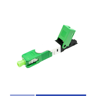 خرید SC APC Single Mode Fiber Fast Connector دقت بالا برای راه حل FTTH تولید آنلاین