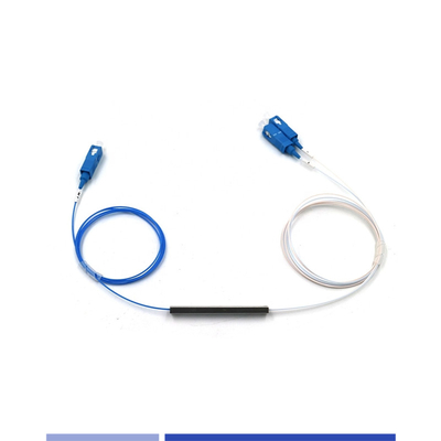 خرید مینی ماژول 1x2 Splitter Optical Blockless SC/UPC تک حالت 900μM تولید آنلاین
