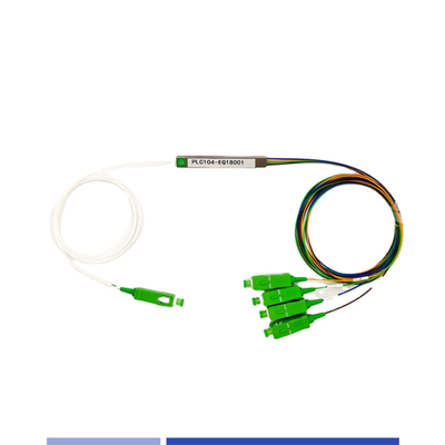 خرید SC/APC SingleMode 1x4 PLC Splitter 900μM مقاومت در برابر خوردگی با کارایی بالا تولید آنلاین