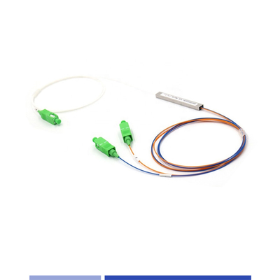 خرید 1x2 SC APC تک حالت تقسیم کننده برق نوری ماژول کوچک بدون بلوک 900μM تولید آنلاین