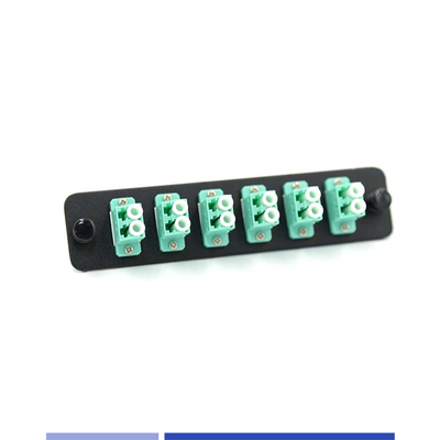 خرید 6 پورت دوپلکس پانل آداپتور فیبر LC پانل پیچ فیبر بیرونی با دقت بالا تولید آنلاین