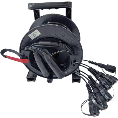 خرید ODVA LC Outdoor Armored Fiber Patch Cord G657A1,TPU jacket,25m,IP67 waterproof تولید آنلاین