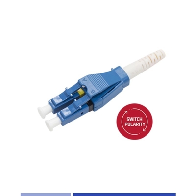 Uniboot LC UPC اتصال فیبر تک حالت دوپلکس 3.0mm قطبی قابل تغییر