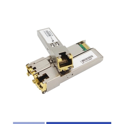 10GBASE-T 10G ترانسسیور مس RJ45 30m SFP ماژول اترنت ضد خوردگی