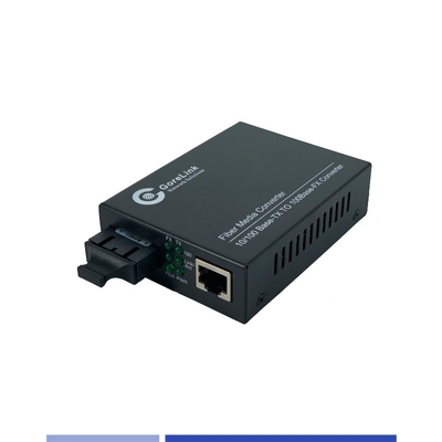 تبدیل کننده های فیبر رسانه ای 10/100Mbps تک حالت SMF 1310nm دو SC 20KM