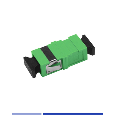 آداپتور فیبر نوری تک حالت SC/APC Simplex Optical Coupler بدون فلنج سبز