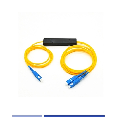 ماژول ABS 1x2 PLC Splitter SC UPC تک حالت 2.0mm فیبر ریز تقسیم کننده