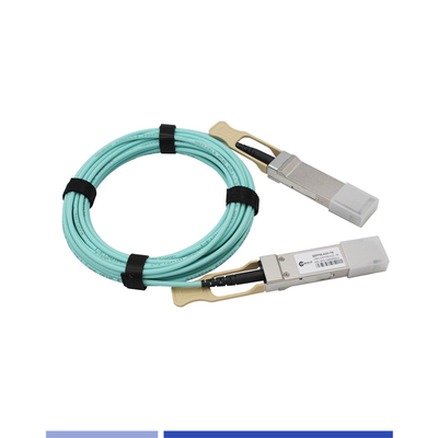 کابل نوری فعال 100G AOC QSFP28 به QSFP28 OM4 کابل 3m LSZH جاکت